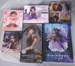 デート・ア・ライブ 夜刀神十香 時崎狂三 崇宮澪 フィギュア 6点セット