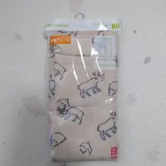 UNIQLO ベビー フリース　レギンス 80cm ベージュ