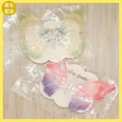 ひらひら蝶々 クリップ ヘアピン ヘアクリップ 髪留め レッド グリーン