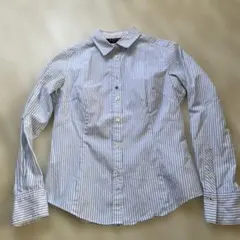 black labelストライプ 長袖シャツのサムネイル
