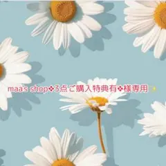 maa's shop❖3点ご購入特典有❖様専用✨️