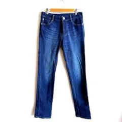 【エドウィン】 スキニーデニム ダークブルー XS ストレッチ 美脚 ジーンズ