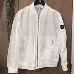 AIGLE エーグル　白　ホワイト　 撥水加工　ブルゾン　40 Lサイズのサムネイル
