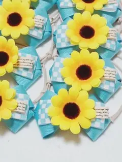 業務用トリミングチョーカー 100個 梅雨 紫陽花 リボン ペットサロン