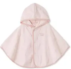 GELATO PIQUE ベビーポンチョ ピンク
