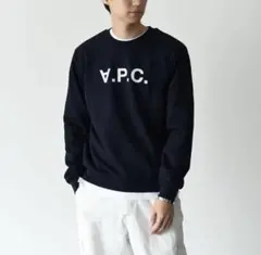 【美品】A.P.C. トレーナー（ネイビー）
