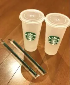 スターバックス　海外限定　リユーザブル コールドカップ709ml 2個セット