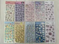 ダイソー　セリア　サンリオ　ぷくっとシール　ディズニー　マリーちゃん　セット