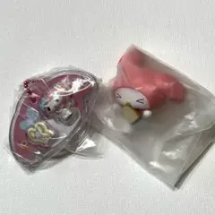 サンリオ パッケージチャーム ガチャ　ちこくダッシュ！　マイメロディ　2点