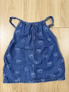 【BABYDOLL】ミニーマウス デニムワンピース　90のサムネイル