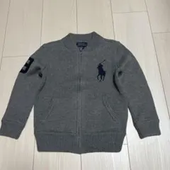 POLO RALPH LAUREN グレー カーディガン 4/4T