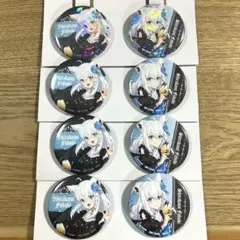 【値下げ】ホロライブ　一番くじ　白上フブキ　缶バッジ　８個