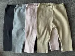 ユニクロ リブレギンス 10部丈 パンツ4枚 まとめ売り
