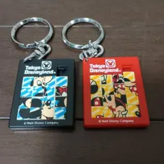 当時物　Tokyo Disneyland パズルキーホルダー ミッキー　ミニー