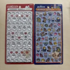 ボンボンドロップシール　2枚セット　ベイマックス　ズートピア