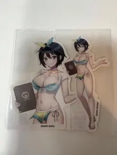 ドルフィンウェーブ　コラボカフェ 　住乃絵紫苑　ダイカットステッカー