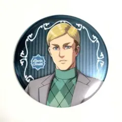 エルヴィン 進撃の巨人 IKEPRI CANVAS 缶バッジ