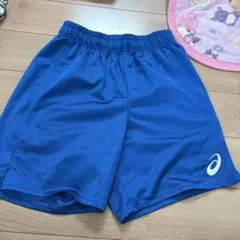 ASICS 青 ハーフパンツ サイズ140