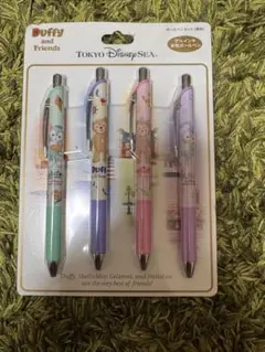 Duffy and Friends ボールペンセット 4本