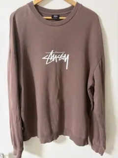 ステューシー Stussy トレーナー スウェットブラウン L