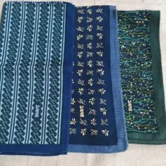 いせ辰　大判ハンカチ３枚セット　小風呂敷としても。