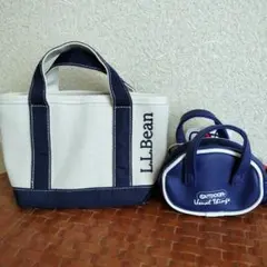 付録2点L.L.Bean ポーチ＆ハローキティアウトドアプロダクツミニバッグ