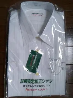 ASHLEY COURT 半袖ワイシャツ 形態安定加工 38