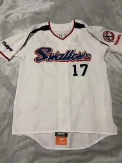 ヤクルトスワローズ レプリカホームユニフォーム 背番号7 長岡選手 XL