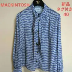 タグ付 MACKINTOSH LONDON 46 4L 七分袖ブラウス 幾何学柄 - メルカリ