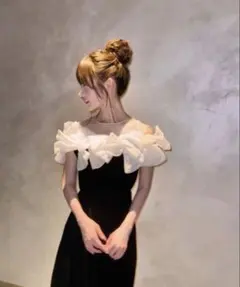 HANAE MORI×CELFORDコラボ リボンロングドレス ワンピース 36 - メルカリ