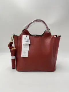 新品 レガートラルゴ シボ加工2WAYトート LH-D1373 RBR