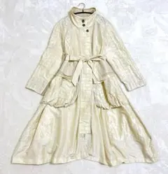 美品★エイココンドウ　コート　アイボリー
