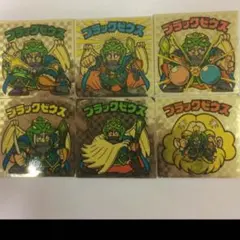 【再出品】旧ビックリマンシール ブラックゼウス ヘッド　まとめ売り