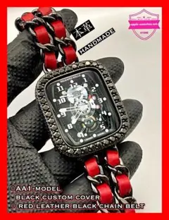 即購入可能44mm用●アップルウォッチ用カスタムカバーベルトセットシリーズ6
