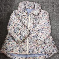 花柄 中綿コート 100cm