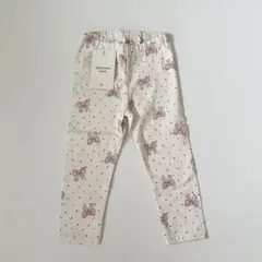 新品　H&M リボン柄レギンス　12-18m 90cm