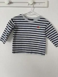 ボーダー柄　ロンT 80サイズ