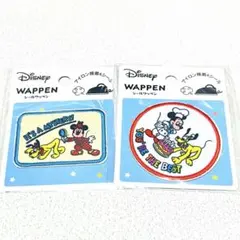 ディズニー ミッキーマウス シールワッペン まとめ売り 新品未使用品