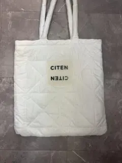 CITEN キルティングトートバッグ ホワイト