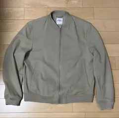 ZARA ベージュ ジャンパー　ジャケット