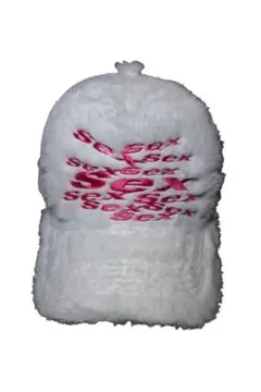 Sex fur cap white&pink archive y2k oops - メルカリ