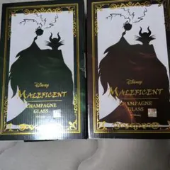Disney MALEFICENT シャンパングラス 2客セット