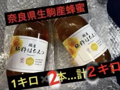 奈良の里】国産純粋はちみつ 非加熱 1kg × 2個 百花はちみつ - メルカリ