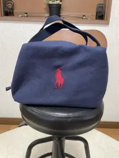 Polo ネイビー トート 保温機能付き　ランチバック　お弁当