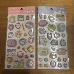【2枚セット】ちいかわ ホップデコパーティー ラメきらクリスタルシール 即日発送