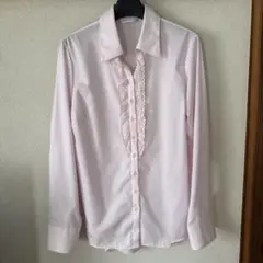 長袖ワイシャツ(ピンク)