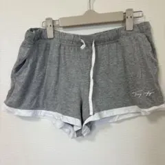 トミーヒルフィガー ショートパンツ 杢 グレー リラックス L ルームウェア