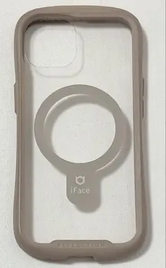 iFace iPhone 13 ケース MagSafe 対応 クリア ベージュ