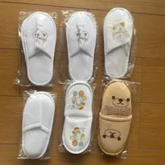 新品未使用　ホテルアメニティ　使い捨て子供用スリッパ　6足