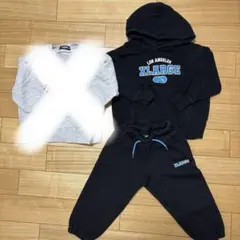 専用！XLARGE KIDS 100 黒上下のみ